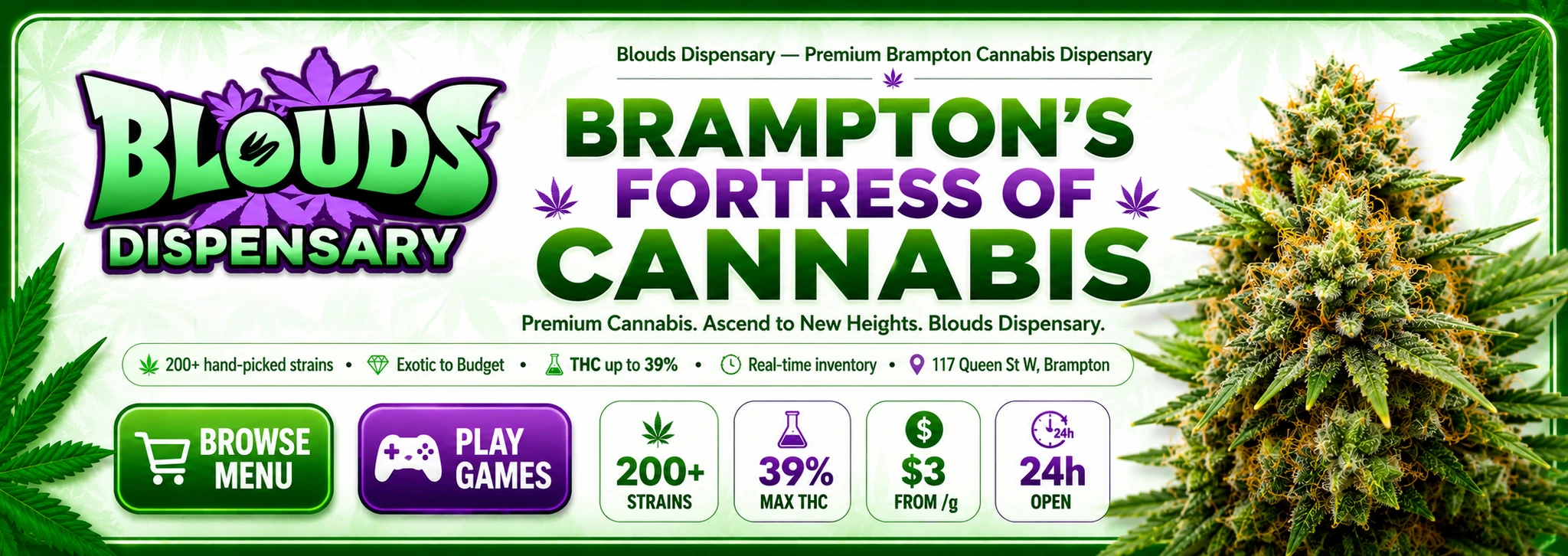 Blouds Dispensary — Premium Brampton Cannabis Dispensary